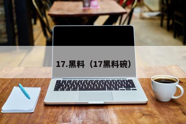 17.黑料(17黑料碗)